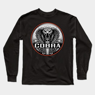 Vintage style Shelby Cobra Mustang logo Long Sleeve T-Shirt